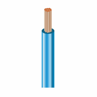 Провод Dialan ПВ-3 0,5  синий  CU (100м)
