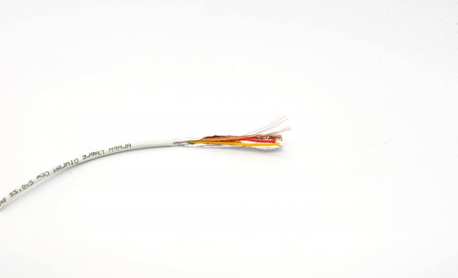 Сигнальный кабель Dialan CCA 2x7/0.22 экранированный бухта 100м