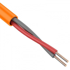 Сигнальный кабель СКВВ (ПСВВ) 2x0.4 бухта 100м Dialan (оранжевый)