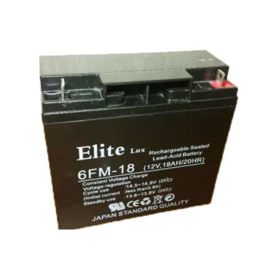 Акумуляторна батарея 12V - 18Ah Elite AGM GP1218M5 12 V 18Ah ( 181 x 77 x 167 ) Q4