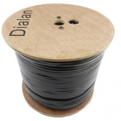 Коаксиальный кабель Dialan F660BV CCS (Черный) 75 Ом 305м