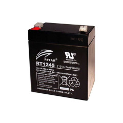 Аккумуляторная батарея AGM RITAR RT1245B, Black Case, 12V 4.5Ah