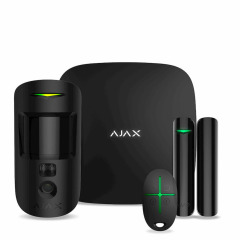 Ajax, StarterKit CAM PLUS black EU комплект охранной сигнализации