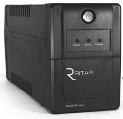 ИБП RITAR RTP600 (360W) PROXIMA-L, LED, 1X12V7AH, 4,2кг PLASTIK