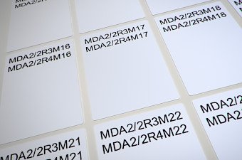 Наклейки, белого цвета, для маркировки кабеля c D от 3 до 11 мм., CL35-49/MW-PT/UP