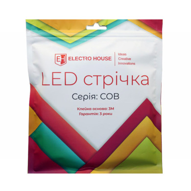 LED лента 9Вт 24 В COB 252 диодов 100Лм/Вт нейтральный белый 4500K (серия COB), гарантия 3 года