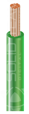 Провод Dialan ПВ-3 0,75  зеленый CU