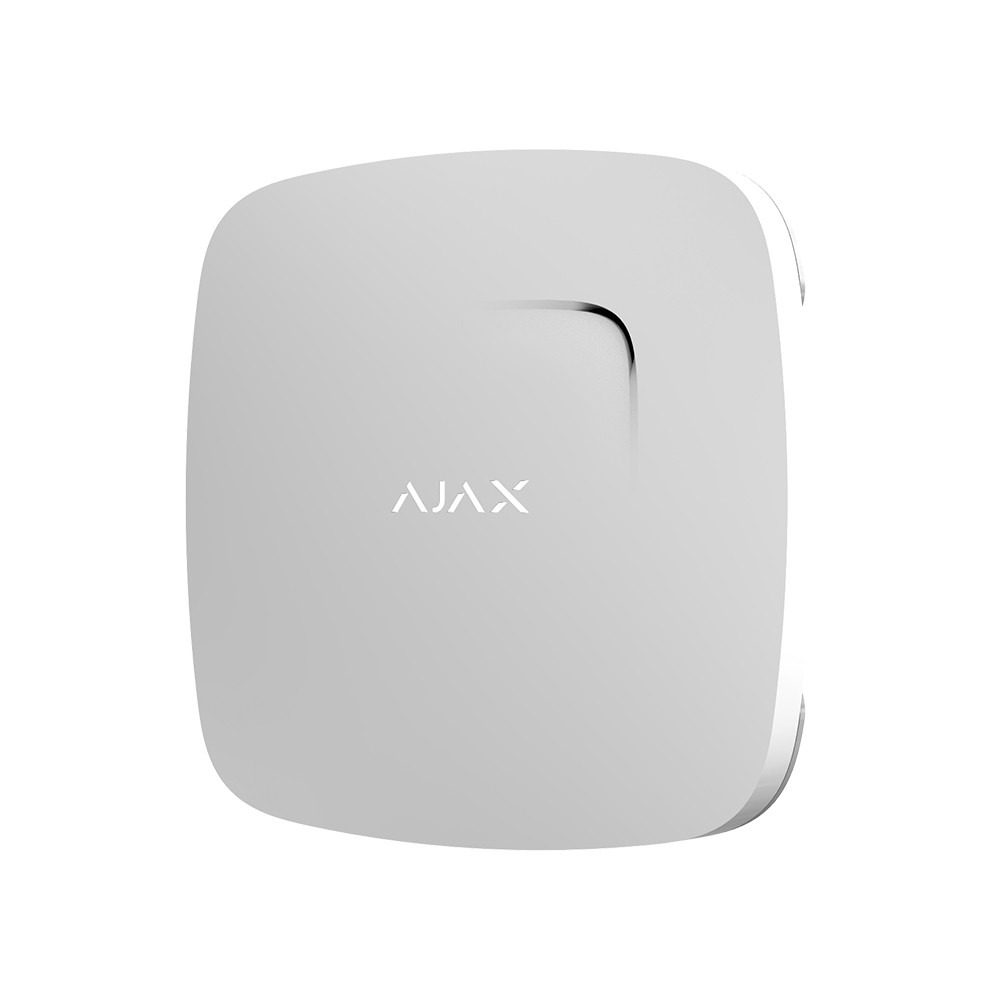 Бездротовий датчик детектування диму Ajax FireProtect білий
