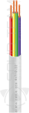 Сигнальный кабель ( медь) CU 4x7/0.22 неэкранированный 50 м Dialan