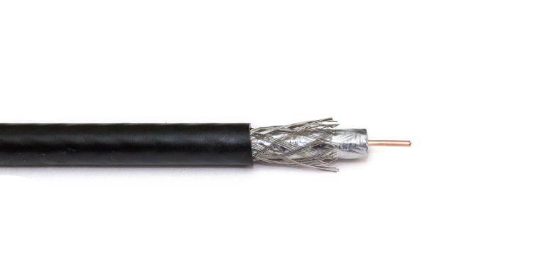 Коаксіальний кабель F660BV CCS (чорний) 75 Ом 100 м BiCoil DARK
