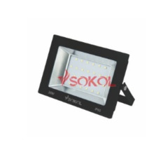 Прожектор LED-SLТ- 30W 220 2250lm 6500K SOKOL алюминиевый корпус, закаленное стекло (50)