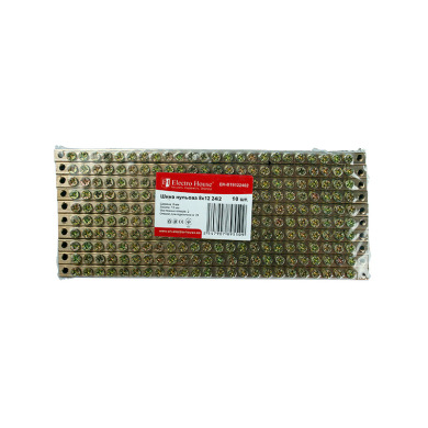 Шина нульова 8х12 мм² 24/2 (2 отвори)