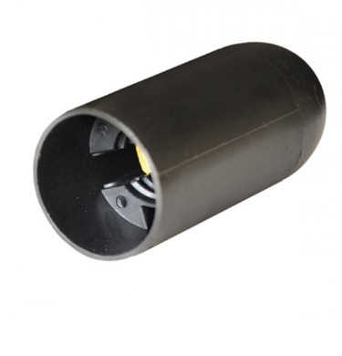 Патрон Е14 підвісний, пластик, чорний