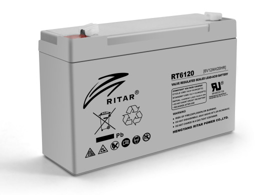 Акумуляторна батарея Ritar AGM RT6120A 6V 12Ah