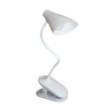 LED настольный светильник Белый с аккумулятором и с креплением