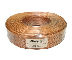 Акустический кабель Dialan CCA 2x0.50 мм ПВХ 100 м