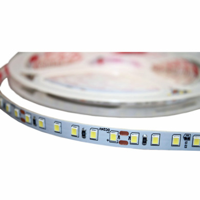 LED стрічка 7Вт 24 В 2835 60 діодів 150Лм/Вт холодний білий 6500К (серія Architect), гарантія 3 роки