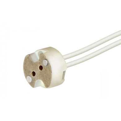 Патрон G5,3 кераміка 4А, 250В, провода 15 см