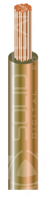 Провод Dialan ПВ-3 1,00  коричневый  CU