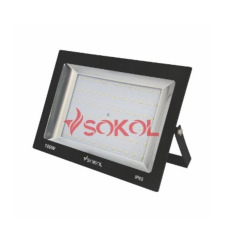 Прожектор LED-SLТ-100W 220 6500lm 6500K SOKOL алюминиевый корпус, закаленное стекло (10)